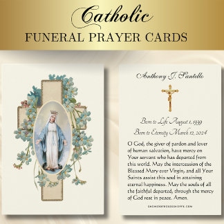 Memorial do Funeral Católico Oração Santa