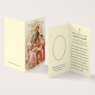 Memorial do Funeral Religioso Católico Cartões Sag