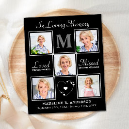 Memorial do Orçamento Elegante 5 Foto Funeral Obri