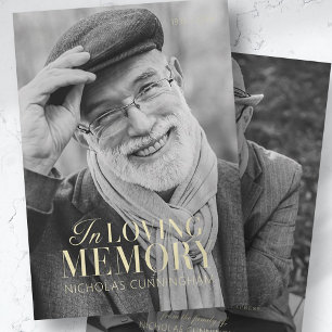 Memorial Elegante Moderno de Memória Amante