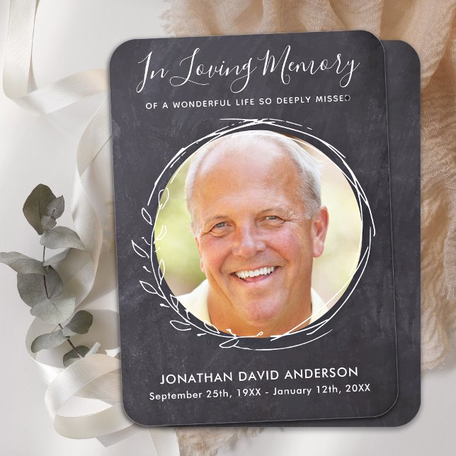 Memorial Foto Simpatia Poem Cartão de Oração Funer (Criador carregado)