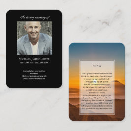 Memorial fotográfico Eu sou Cartão de oração gráti