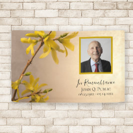 Memorial Funeral das Flores de Forsythia Primavera