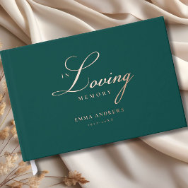 Memorial "In Loving memory" Rosa-Dourado-Foil, Tea