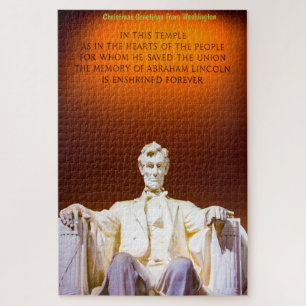 Memorial Lincoln Washington. Quebra-cabeça