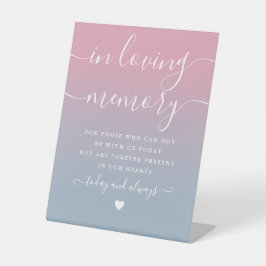 Memorial Memorial Pink Blue Wedding