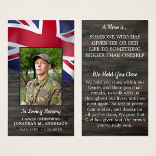 Memorial Militar Britânico Fallen Soldier Prayer