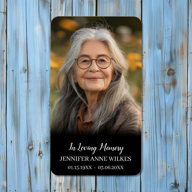 Memorial Negro Simpatia Poem Funeral Cartão de Ora (Criador carregado)