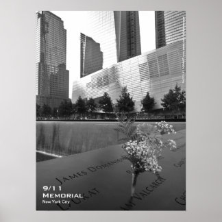Memorial NYC Poster 18x24 BW5