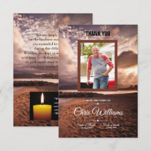 Memorial Obrigado Cartão com fotos