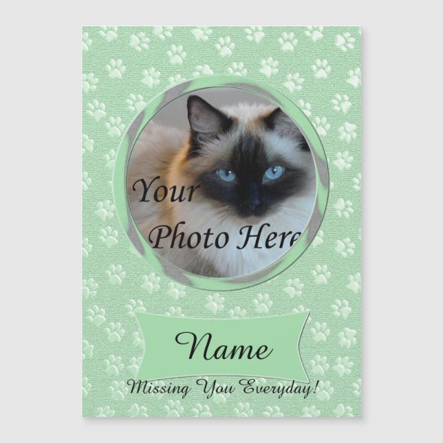 Memorial Personalizado de Pet Personalizado de Cas (Frente)