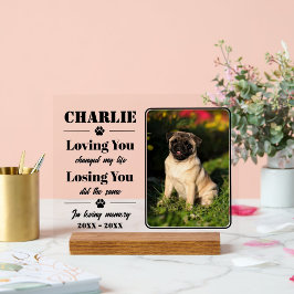 Memorial Personalizado do Retrato Pet