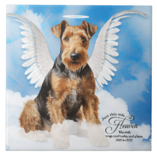 Memorial Personalizado Pet por Airedale Terrier An