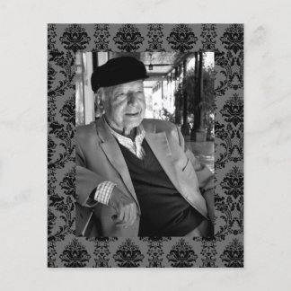 Memoriam Lembrança Folheto de Foto Funeral