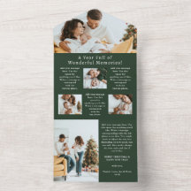 Memórias Ano em Revisão Cartão de Férias de Colage