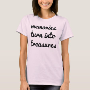 Memórias Camiseta Básica das Mulheres