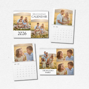 Memórias da Família 2026 Calendário de Fotos   Gua