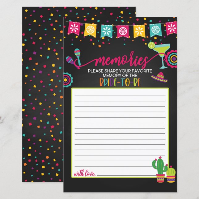 Memórias da Noiva a Ser - Fiesta (Frente/Verso)