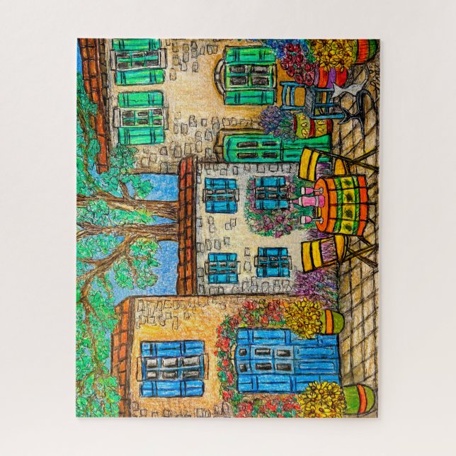 Memórias da Provença Quebra-cabeça por Lisa Lorenz (Vertical)