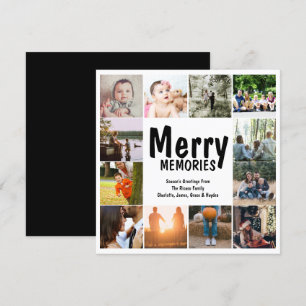 Memórias de feliz 12 Modelo de Foto Natal