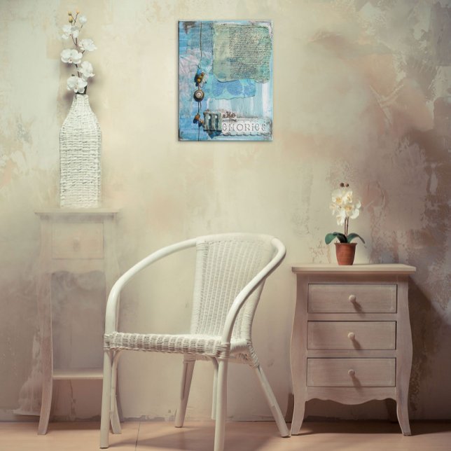 Memórias de mídia mista - Impressão de arte (Criador carregado)