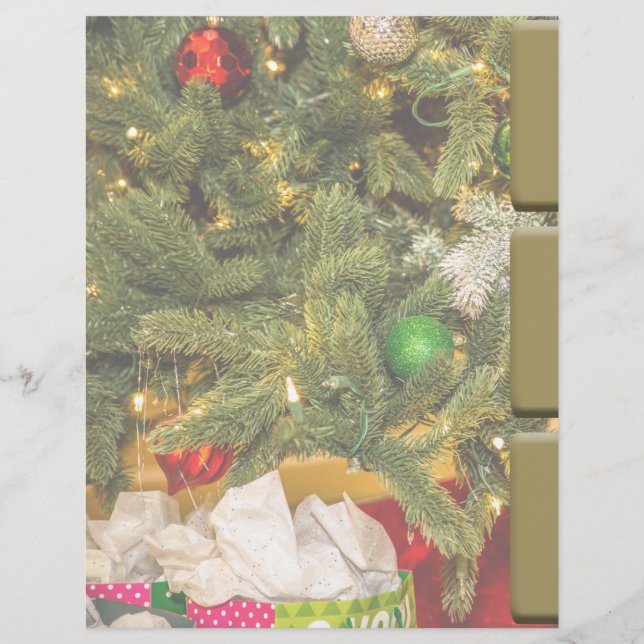 Memórias de Natal Inserções de Divisor com Presilh (Frente)