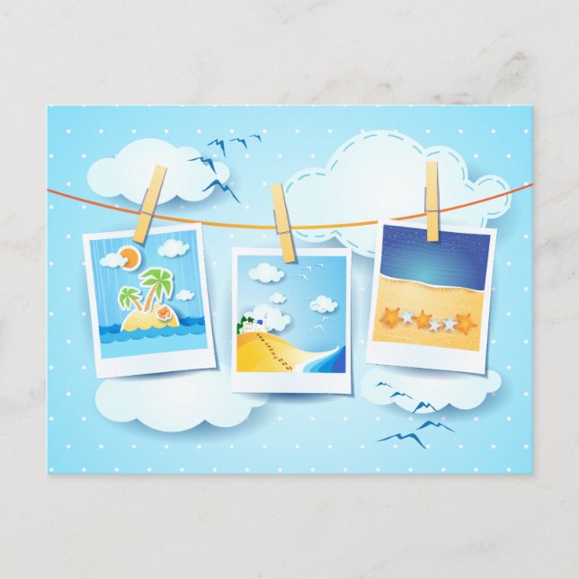 Memórias de verão, cartão postal (Frente)