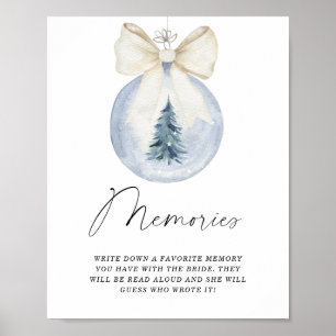 Memórias do inverno de Natal com a noiva poster