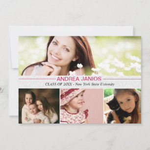 Memórias felizes - Convite para Graduação de Fotos