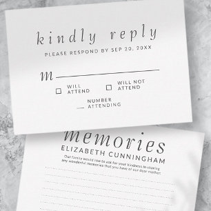 Memórias Simples do Funeral Memorial - Resposta g