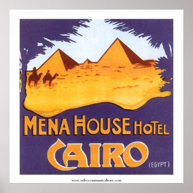 Mena House Hotel Cairo Poster (Frente)
