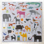 Menagerie animal<br><div class="desc">Todos os tipos de animais divertidos e vida selvagem para amantes de os animais em todo lugar. Animais Safari,  selva,  fazenda,  aves,  animais de estimação e fauna selvagem. Um monstro parece ter se esgueirado. Arte original de Nic Squirrell.</div>