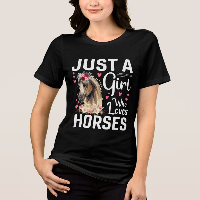 Menina bonita ama cavalos (Frente)