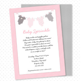 Menina borrifada, convite para a linha