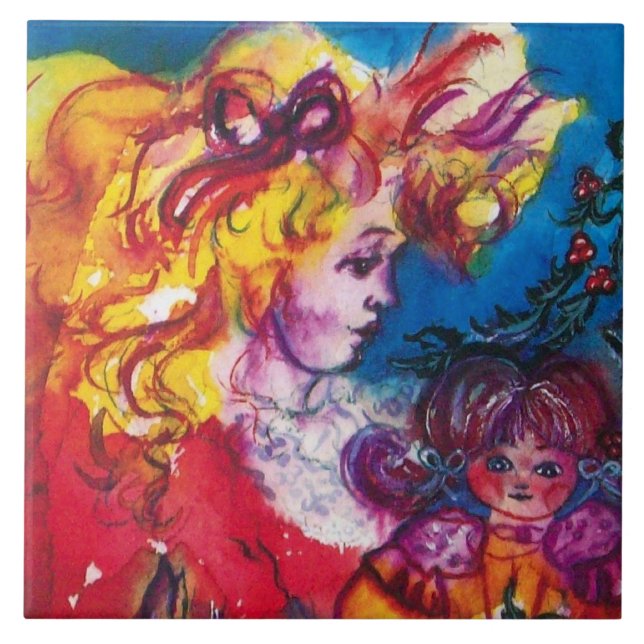 MENINA COM BONITO Natal DOLL (Frente)