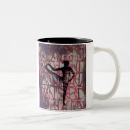 Menina da ioga de Utthita - caneca