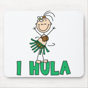 Menina da vara mim Hula Mousepad