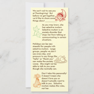 Menina de Ação de Graças Seletiva