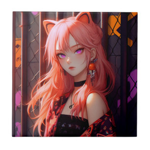 Menina de Animação Bela