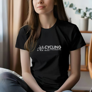 Menina de bicicleta retrô Ironia preto branco