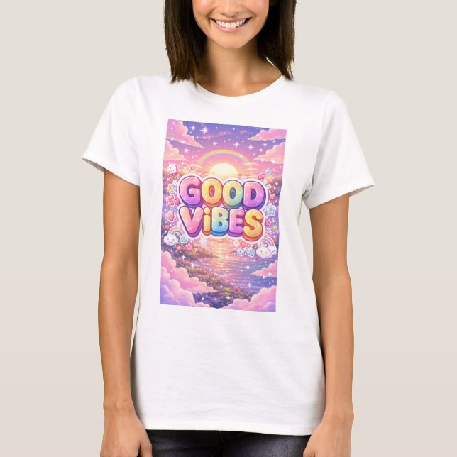 menina de camiseta fofa (Frente)