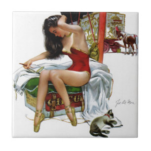 Menina de Natal da Bela Vintage