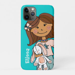 Menina de nome, putas aqua capas de iphone de pêss