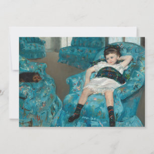 Menina de uma cadeira azul   Mary Cassatt