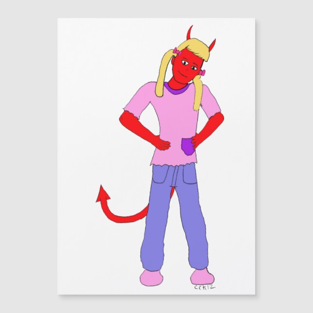 menina diabólica (Frente)