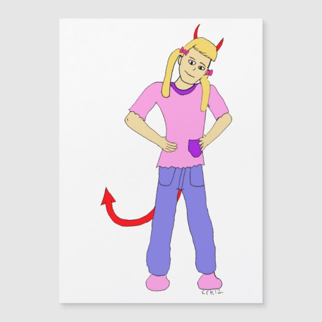 menina diabólica (Frente)