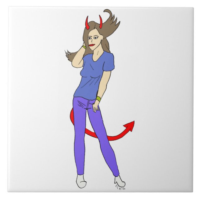 menina diabólica (Frente)