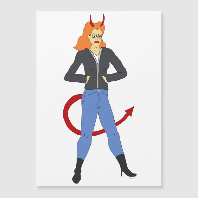 menina diabólica (Frente)