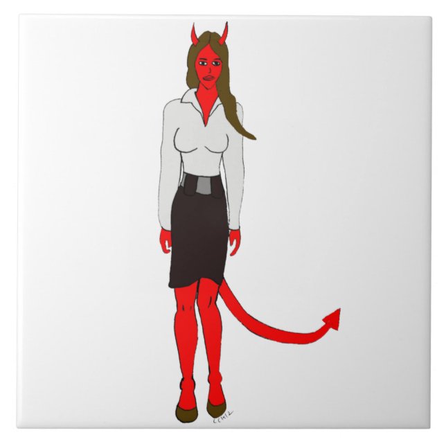 menina diabólica (Frente)