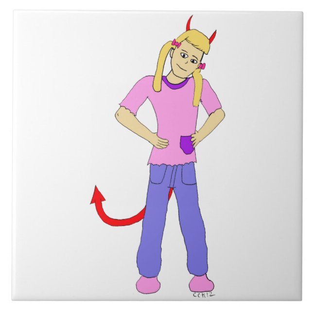 menina diabólica (Frente)